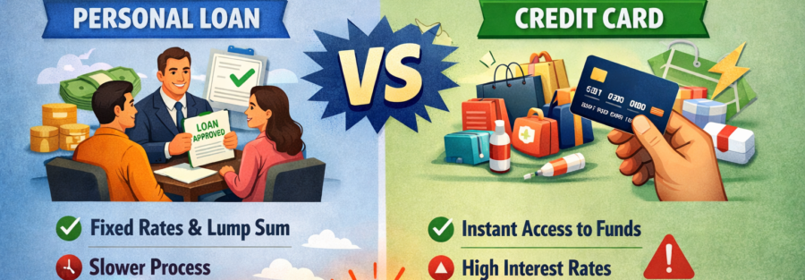 werisedsa Personal Loan vs Credit Card: Which Is Better for Emergencies?