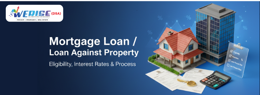 werisedsaMortgage Loan (Loan Against Property): Eligibility, Interest Rates & Process