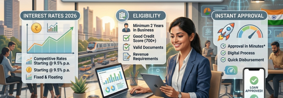 Business Loan in India (2026): Interest Rates, Eligibility & Instant Approval Guide