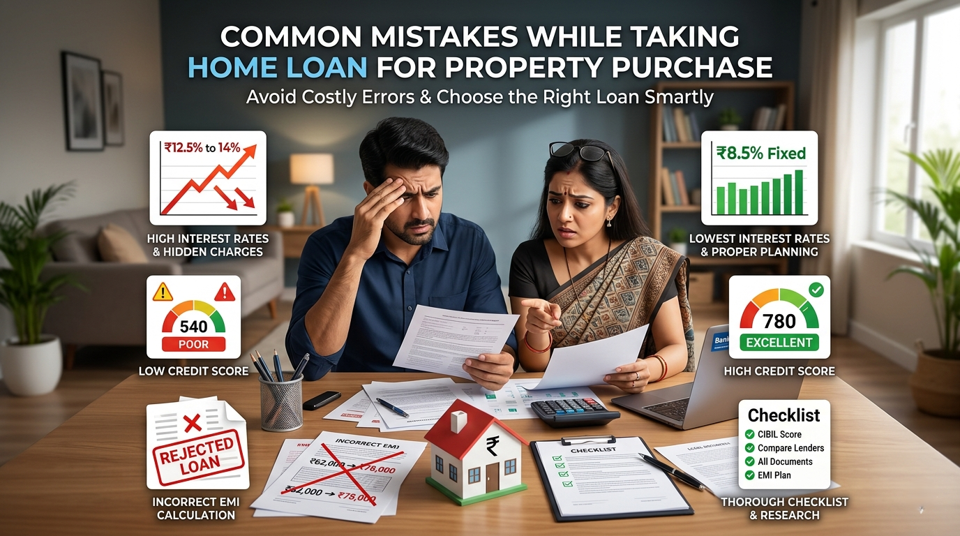 WERISE DSA Common Mistakes While Taking Home Loan for Property Purchase