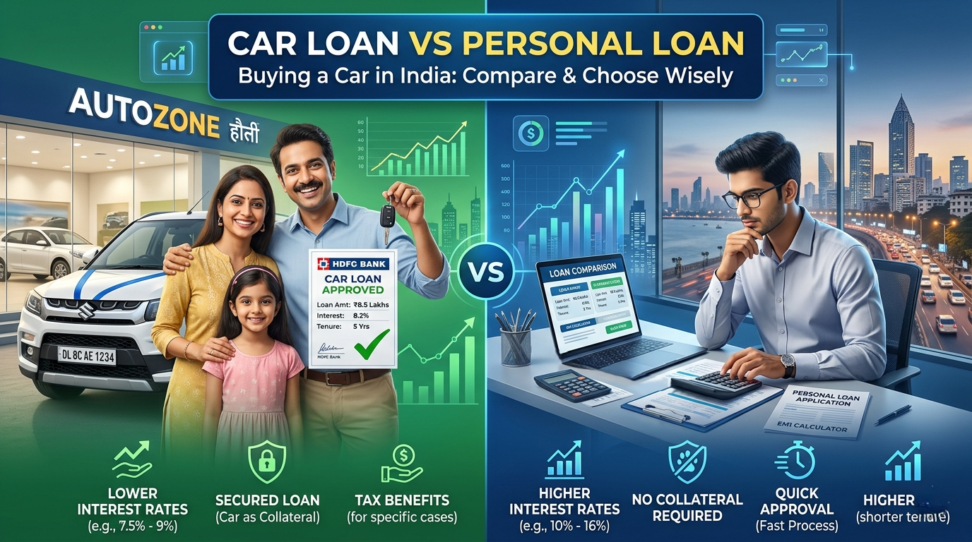 WERISE DSA Car Loan vs Personal Loan: Which Is Better for Buying a Car?
